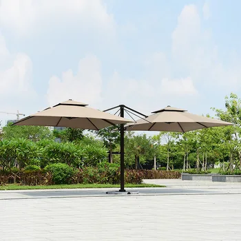Римский зонт Открытый садовый тент террасные киоски большой зонт от солнца Пляжный Стул Зонтик