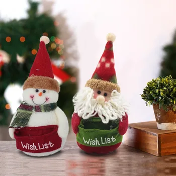 Рождественские украшения, Снеговик, Санта Клаус, Мультяшные куклы, Оформление рождественской атмосферы, Креативные Праздничные подарки