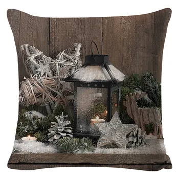 Рождественский чехол для подушки, чехол для подушки с рисунком Снежинки, Декор для дома, Рождественские украшения для дома, Подарок Navidad, Подарок Navidad