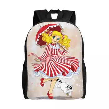 Рюкзак для ноутбука Candy Candy Для женщин и мужчин, базовая сумка для книг для школьников, студентов, Японская сумка для аниме и манги