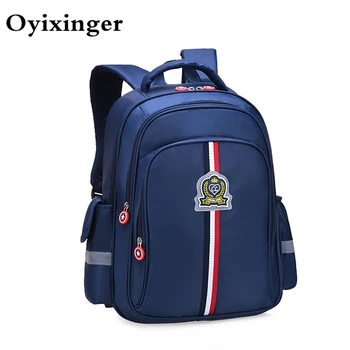 Рюкзак для учащихся начальной школы OYIXINGER для мальчиков и девочек, детские рюкзаки, водонепроницаемый рюкзак, сумка для книг со светоотражающей полосой