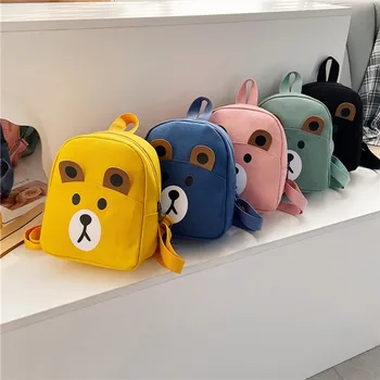 Рюкзак Мультяшный Плюшевый рюкзак Мини-сумки Детские 3D Школьные сумки для мальчиков из детского сада для маленьких девочек, милые школьные животные для детей