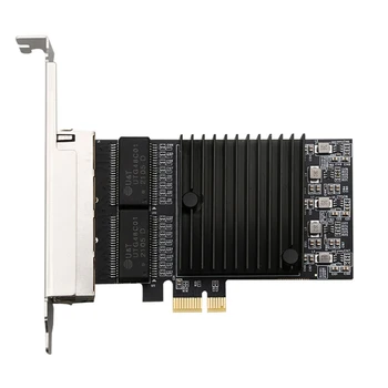 Сетевой адаптер PCIe RJ45 с 4 портами PCI для экспресс-карты для настольных компьютеров