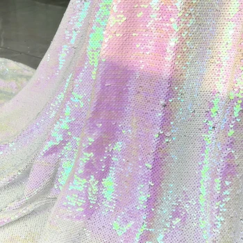 Сетчатая ткань с фантазийными блестками, кружевное свадебное платье с розовым низом, оптовая продажа ткани, материал для шитья одежды своими руками