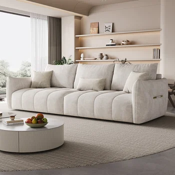 Скандинавские 3-местные диванные пуфы Inflavel Дизайн гостиной Европейская Секционная Модульная Креативная мебель для столовой