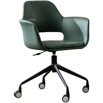 Современная мебель Офисные стулья Офисный домашний стол с мягкой подушкой, Компьютерный стул, Простой регулируемый подъем, поворотные игровые стулья