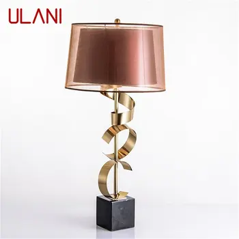 Современная настольная лампа ULANI, креативный светодиодный Роскошный Винтажный настольный светильник, модный для дома, спальни в отеле, гостиной.