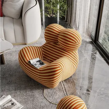 Современное креативное кресло для отдыха Nordic Lazy Односпальный диван В маленькой квартире, кресло для ожидания в гостиной, элитная мебель A