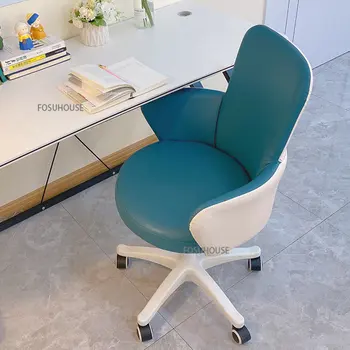 Современное офисное кресло для дизайнерского дома Удобные офисные кресла с подъемником, мебель для спальни, Компьютерный стул с поворотным шкивом