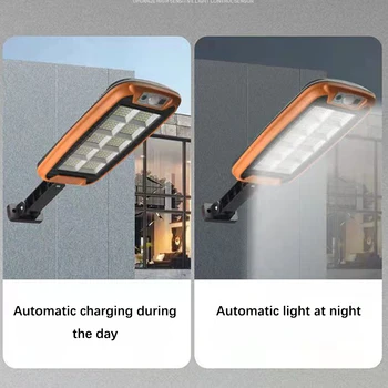 Солнечный датчик освещает домашний светодиодный уличный фонарь с дистанционным управлением