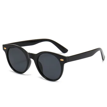 Солнцезащитные очки UV400, устойчивые к ультрафиолетовому излучению, мужская крупная оправа, овальной формы