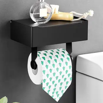 Съемный держатель рулона туалетной бумаги, отличная несущая способность, подставка для хранения салфеток, Прочная нержавеющая сталь для ванной комнаты