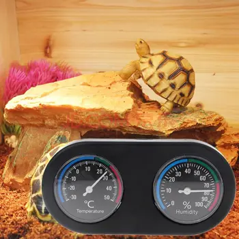 Термометр для аквариума с рептилиями, гигрометр, контролирующий температуру и влажность в террариуме Вивария