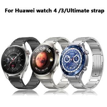 Титановый браслет для Huawei GT3 Pro/watch3 ремешок для часов аксессуары для Huawei watch GT2 46 мм Металлический ремешок сменный 22 мм Correa