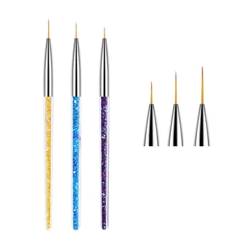 Трансграничный новый продукт, набор инструментов для наращивания ногтей, 3 упаковки цветных ручек для рисования, вытягивающих ручек, ручек для фототерапии, ручек для резьбы по дереву