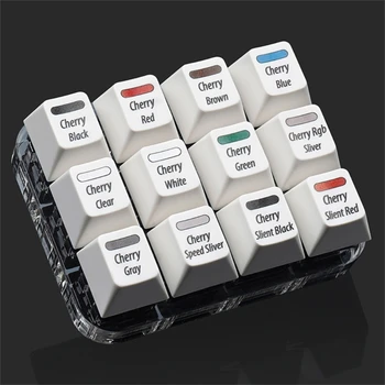 Удобные клавиатуры Тестер Cherry MX, 12-клавишные механические клавиатуры, пробоотборник, прочный корпус, точная режущая рама, прямая поставка