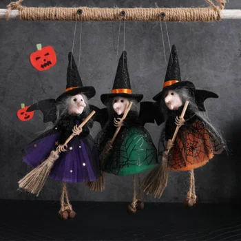 Украшения для Хэллоуина Плюшевая кукла Подвеска Фестиваль Призраков Тыква Украшения Ведьмы для домашнего декора с привидениями