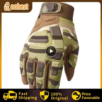 Уличные перчатки Спортивные защитные перчатки Для альпинизма на открытом воздухе, нескользящие велосипедные мотоциклетные перчатки, мужские боевые тактические перчатки