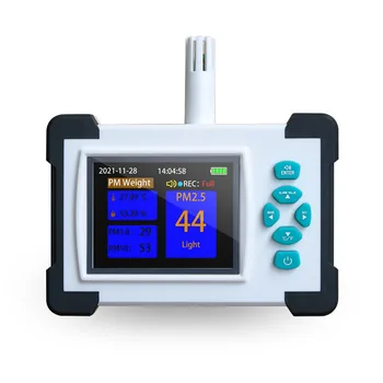 Умный монитор качества воздуха Высокоточный измеритель контроля воздуха Портативный газоанализатор PM2.5 тестер NDIR датчик CO2
