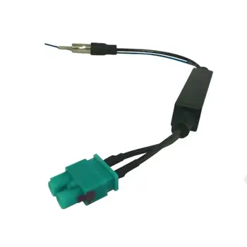 Универсальные автомобильные стереосистемы, Кабель-адаптер для антенны FM AM Radio, кабель-переходник Twin Fakra Male Female - DIN Plug Connector