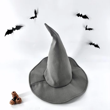 Унисекс Шляпа ведьмы на Хэллоуин для детей и взрослых, реквизит для костюмированной вечеринки, декорации