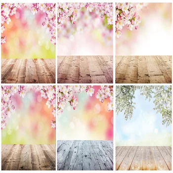 Фоны для фотосъемки из виниловых цветов и деревянных досок ZHISUXI, текстура деревянного пола, тематический фон для фотосъемки 20103 FMB-72