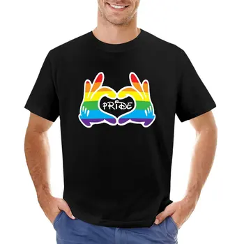 Футболка LGBTQ + Pride (белая), топы больших размеров, футболки с графическим рисунком, тренировочные рубашки для мужчин