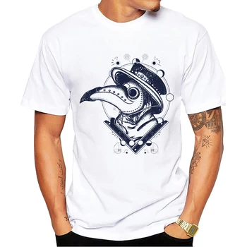 Футболка TEEHUB Hipster Bird Dr. Men, винтажные крутые футболки с принтом Тукана, футболки с коротким рукавом, Harajuku Tee