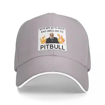 хорошие девочки ходят в церковь, плохие девочки ходят в бейсболку Pitbull, забавную шляпу с тепловым козырьком, женские кепки, мужские