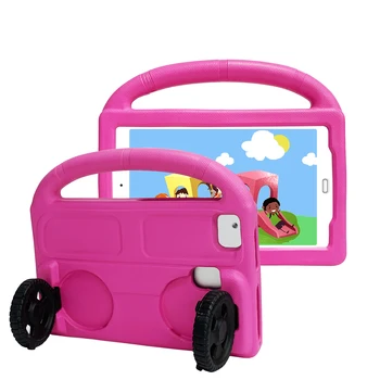 Чехол для iPad 10th 10.9 2022 Pro 11 2021 2020 2018 Air4 5 10.9 Kid EVA Cartoon Vehicle Wheel Защитная крышка для планшета для детей