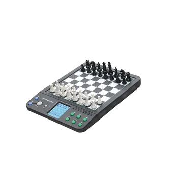 Шахматный компьютер для начинающих, электронная доска с говорящим английским, Немецкие магнитные шахматные фигуры, Программа самообучения