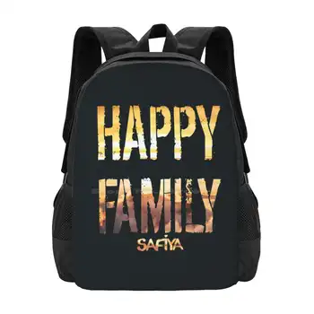 Школьные сумки Happy Family для девочек-подростков, сумки для ноутбука, дорожные сумки Happy Family Safiya Ep, поднимающая настроение Электронная поп-музыка