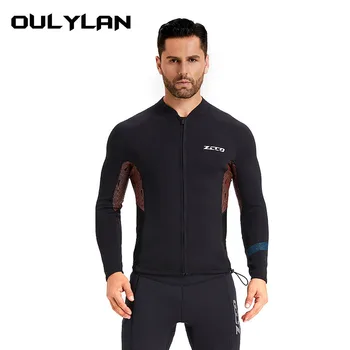 Штаны для подводного плавания Oulylan, раздельный гидрокостюм из 1,5 мм неопрена, мужская и женская куртка для гидрокостюма, солнцезащитный крем для взрослых, костюм для серфинга, водолазный костюм