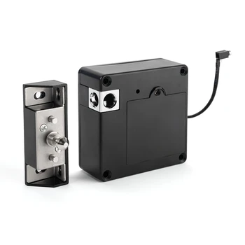 Электронный RFID-замок для умного ящика, скрытые замки для дверей деревянных шкафов, сделанные своими руками, С дополнительным кабелем питания, 13,56 МГц RFID-метка, IC-карта.