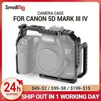 Ячейка камеры SmallRig 5D Mark IV Cage для Canon 5D Mark III IV cage с креплением для холодного башмака на рейке Нато для самостоятельного изготовления 2271